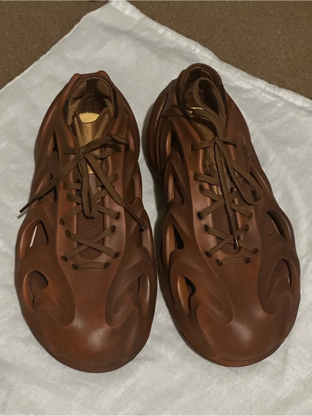 adidas adiFOM Q Mars Brown Craft Ochre Wild Brown Size 10.5